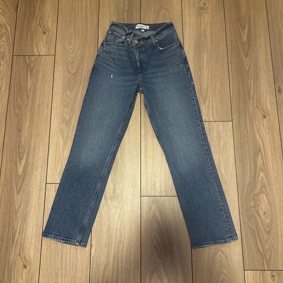 Abercrombie 90s Straight Ultra High Rise Curve Love - Picture 1 of 2